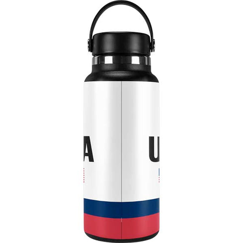 USA American Flag Hydro Flask 32oz Wide Mouth Skin